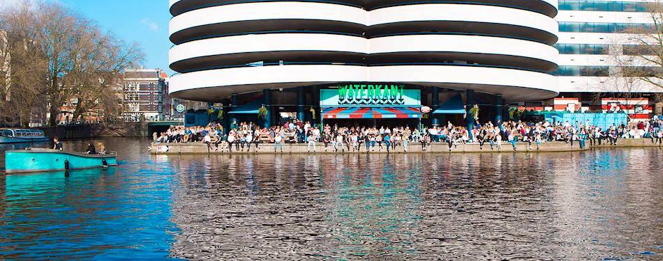 Amsterdam beer garden Waterkant