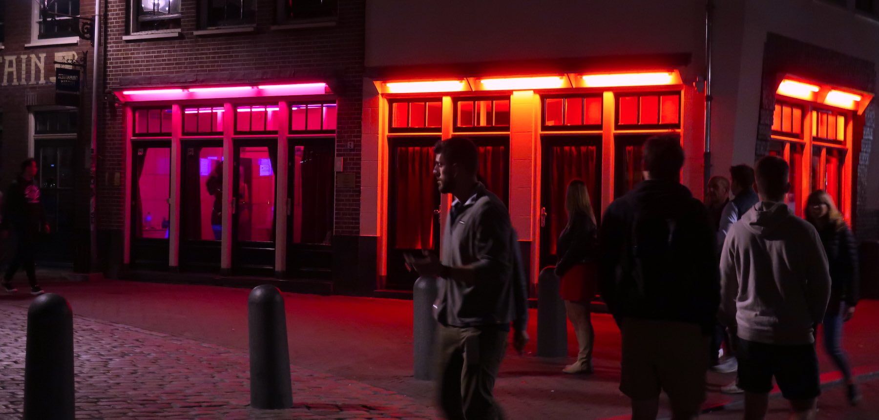 Amsterdam street red light Redlight District