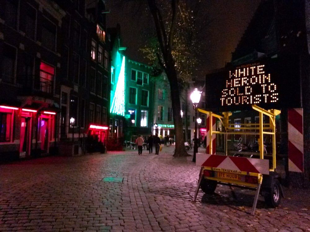 Illegale Straßendealer Amsterdam