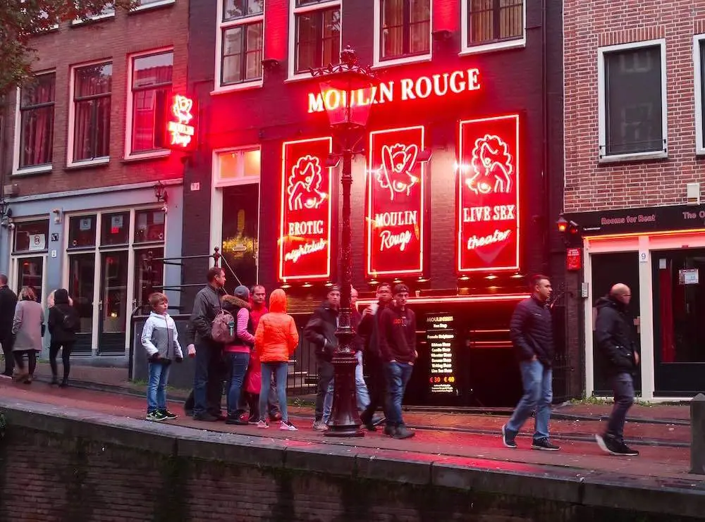 moulin rouge amsterdam red light district