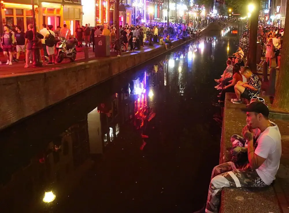 Rotlichtviertel in der Amsterdamer Straße