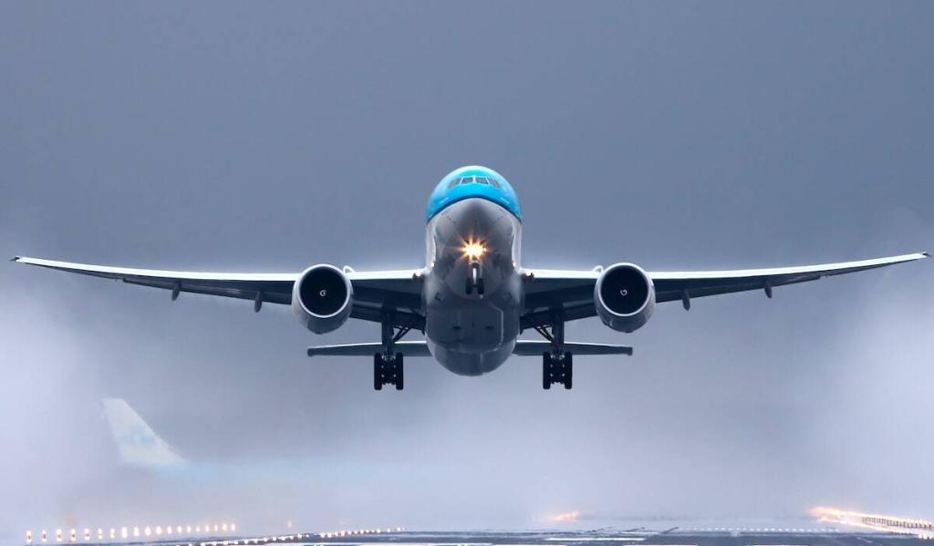 Amsterdam Airport Vliegtuig